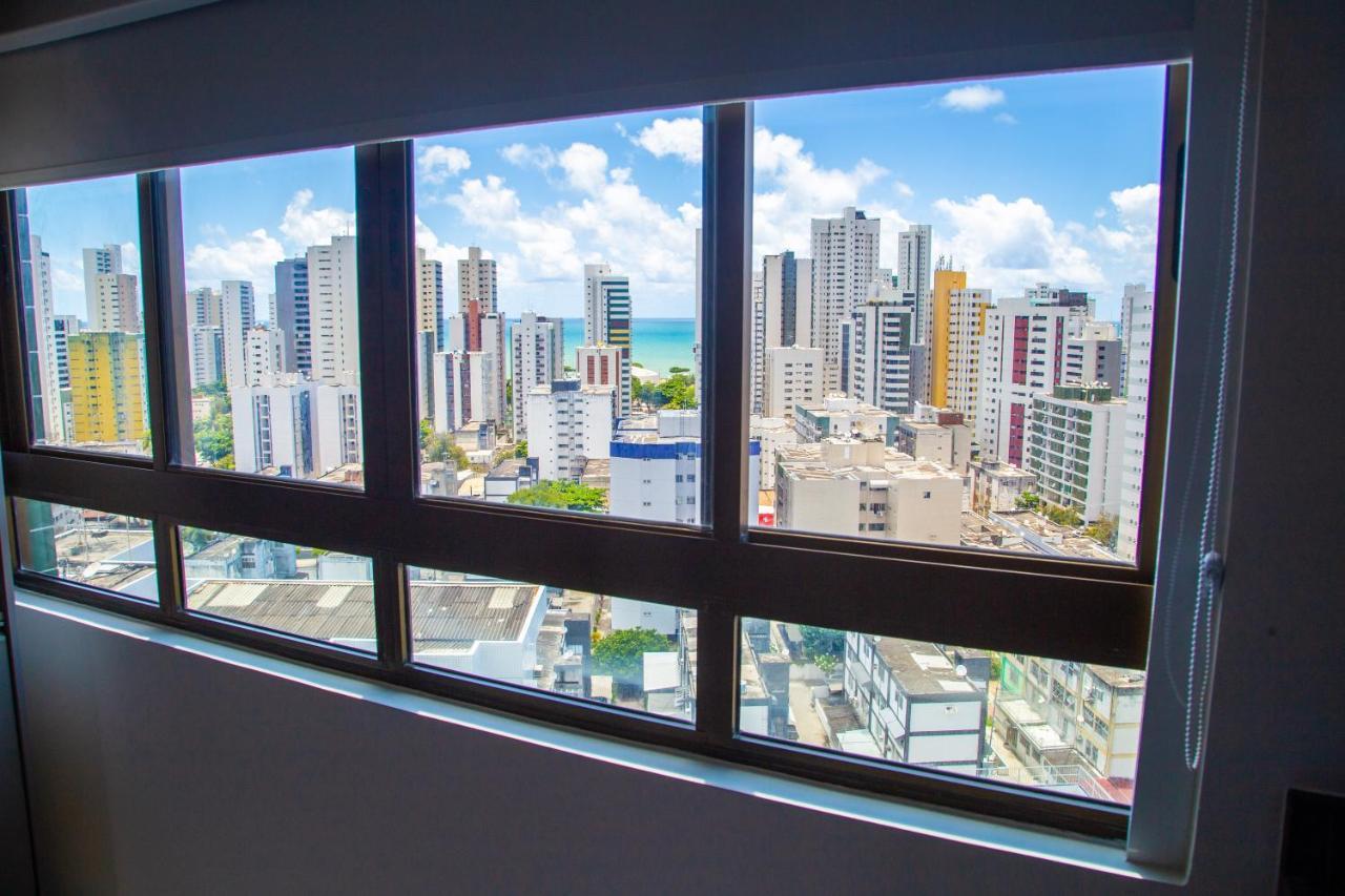 Flat No Melhor De Boa Viagem, Vista Para O Mar, Andar Alto Ресифи Екстериор снимка
